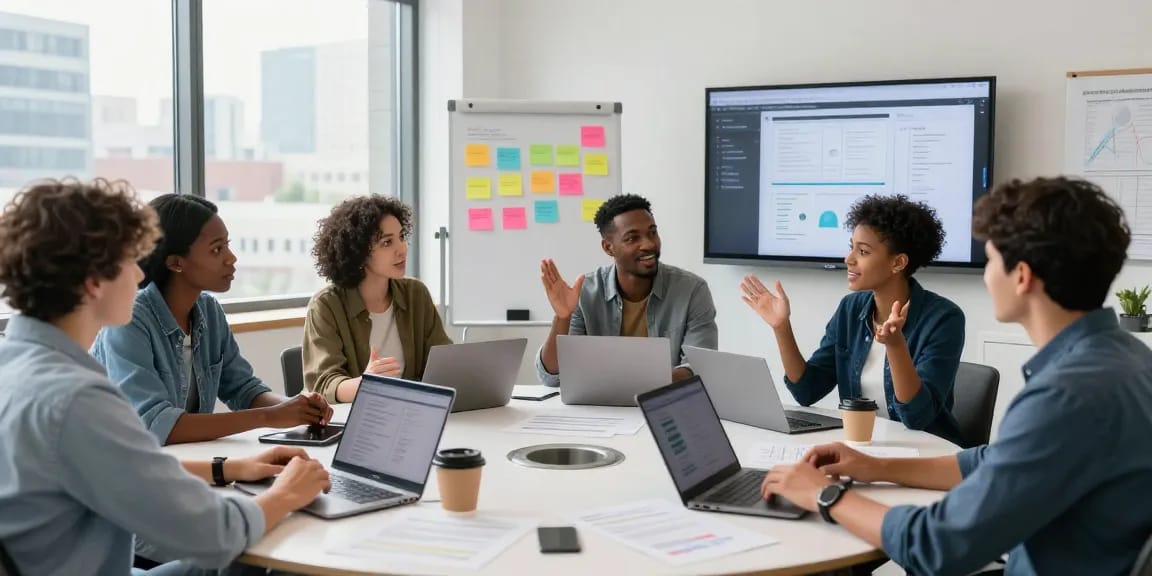 Dynamic teamwork at the WPS Official Website's tech workspace, fostering innovative solutions.